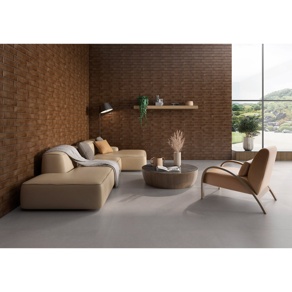 Brickell Burnt Ceramic Wall Tile