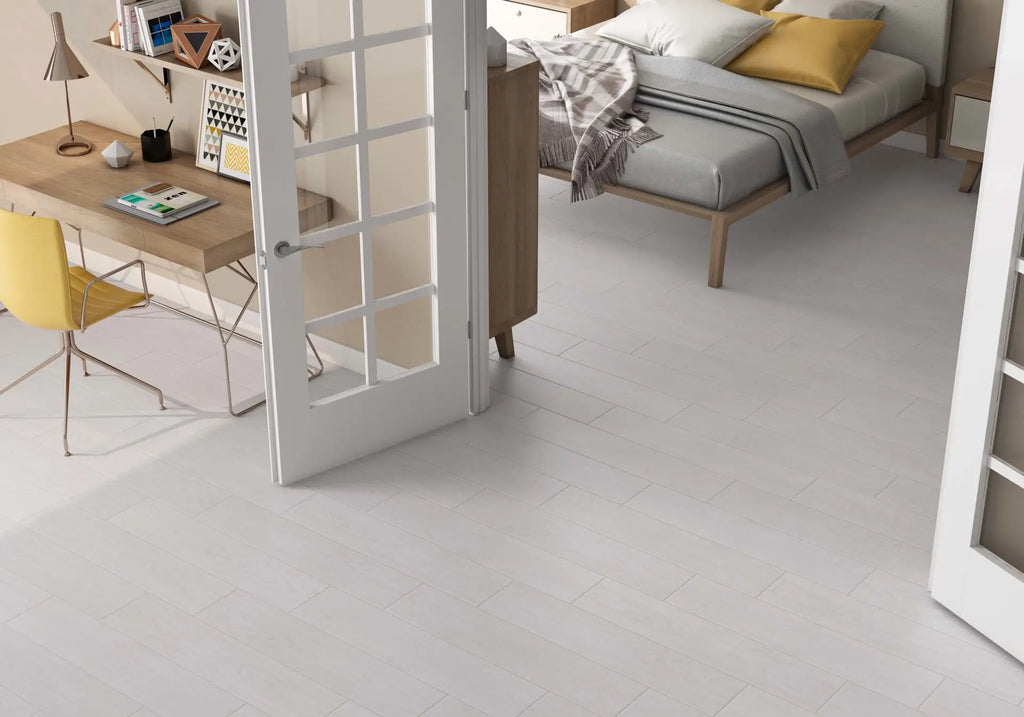 Essence Pearl Porcelain Tile – room scene