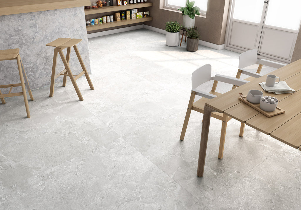 Avalon Blanco Porcelain Tile – room scene