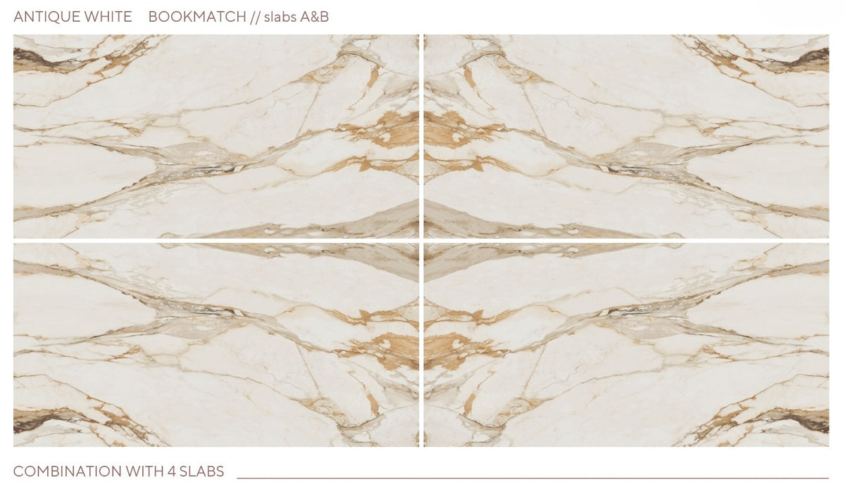 Antique White Porcelain Slab
