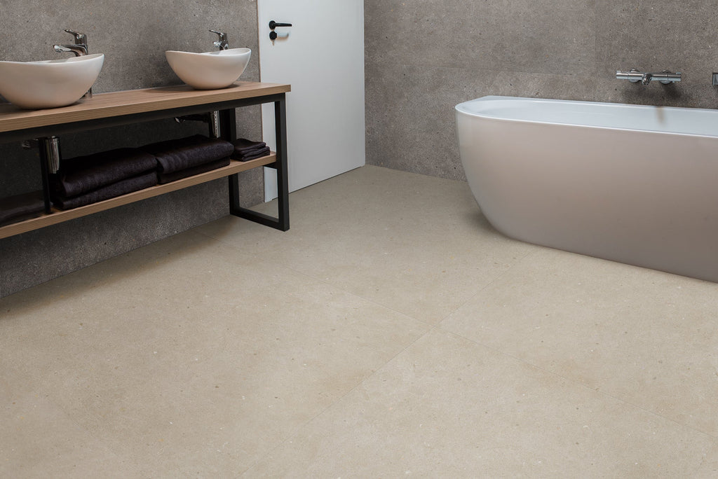 Breeze Bloom Beige Porcelain Tile – room scene