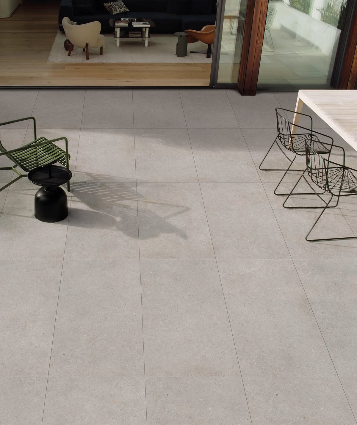 Breeze Fresh White Porcelain Tile – room scene