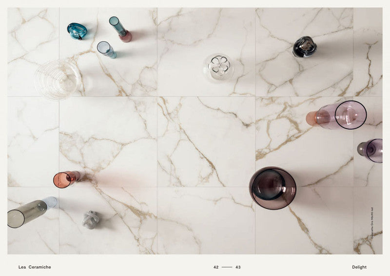Delight Calacatta Oro Porcelain Tile surface