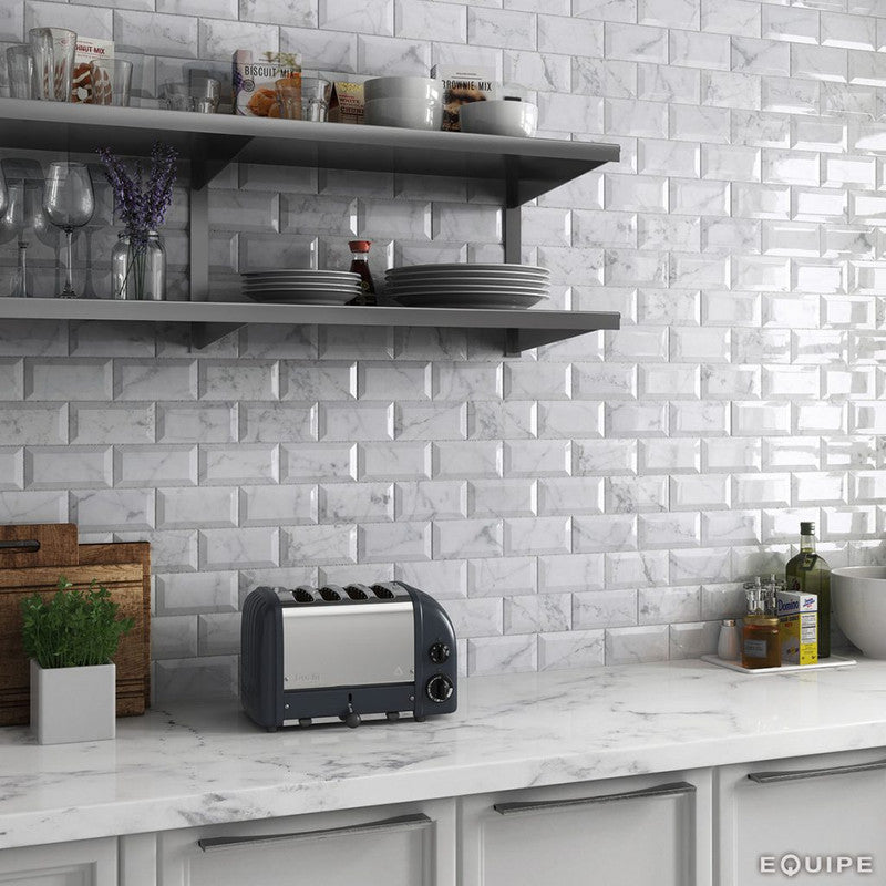 Ceramica Di Carrara Subway Ceramic Tile installed