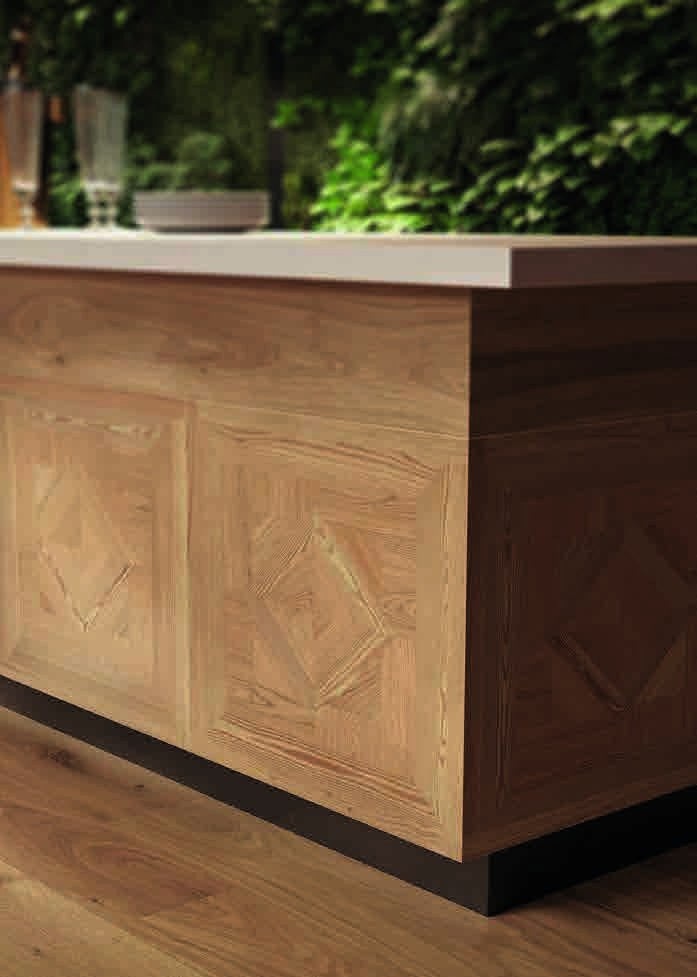 Castello Miele Wood Look Porcelain Tile installed