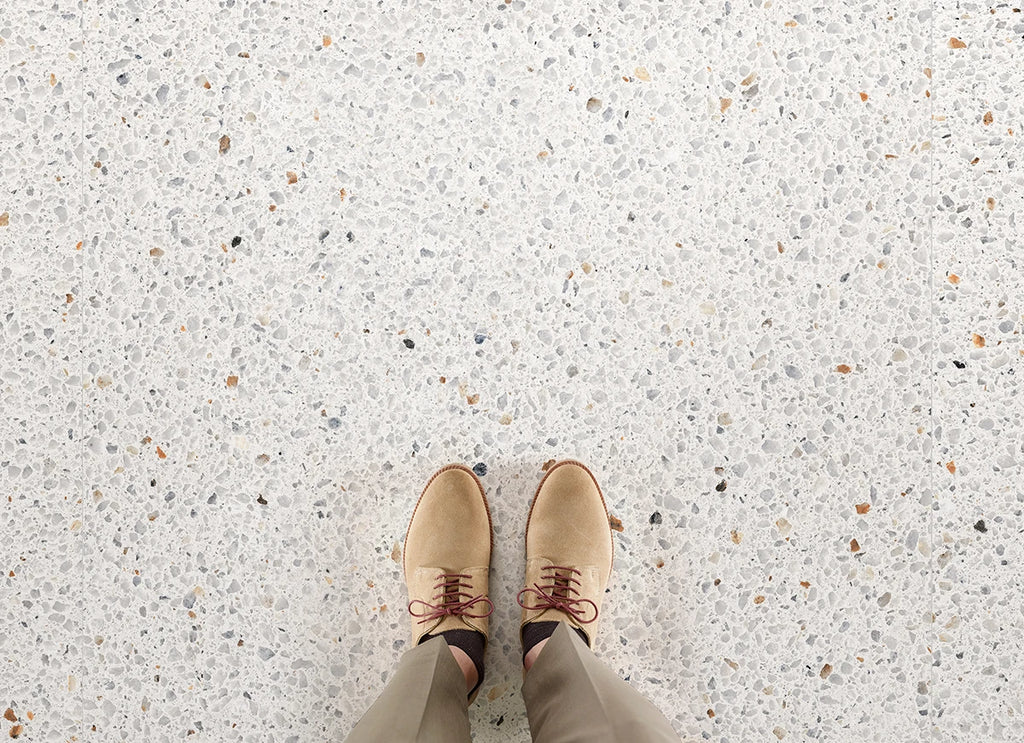 Pigment Multicolor Porcelain Tile – room scene