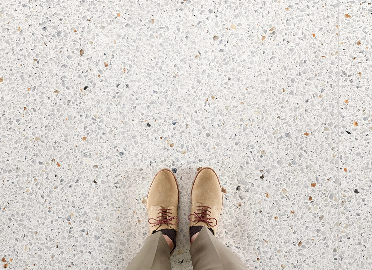 Pigment Multicolor Porcelain Tile – room scene