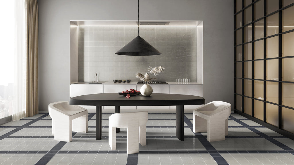 Native Cloud Porcelain Tile – room scene