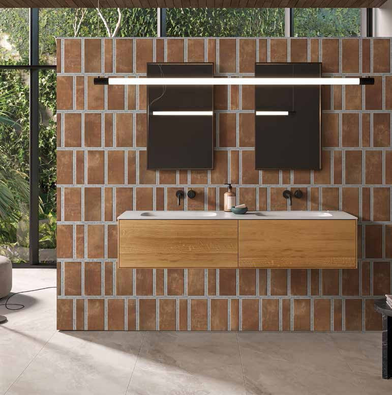 Cotto Fresco Sillano Porcelain Tile installed