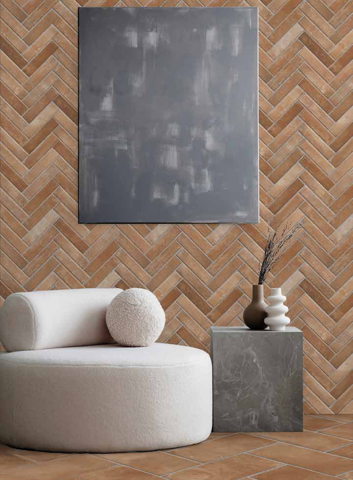 Cotto Fresco Sillano Porcelain Tile installed