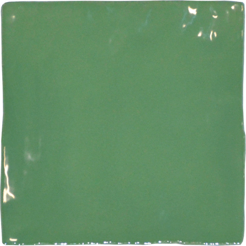 Crayon Spring Green Ceramic Tile surface