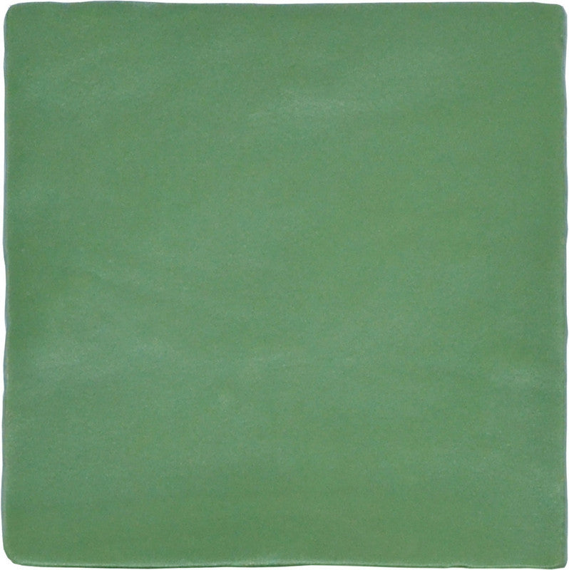 Crayon Spring Green Ceramic Tile surface