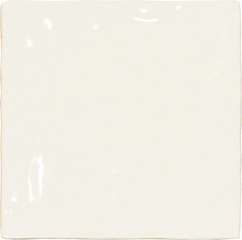 Crayon White Ceramic Tile surface