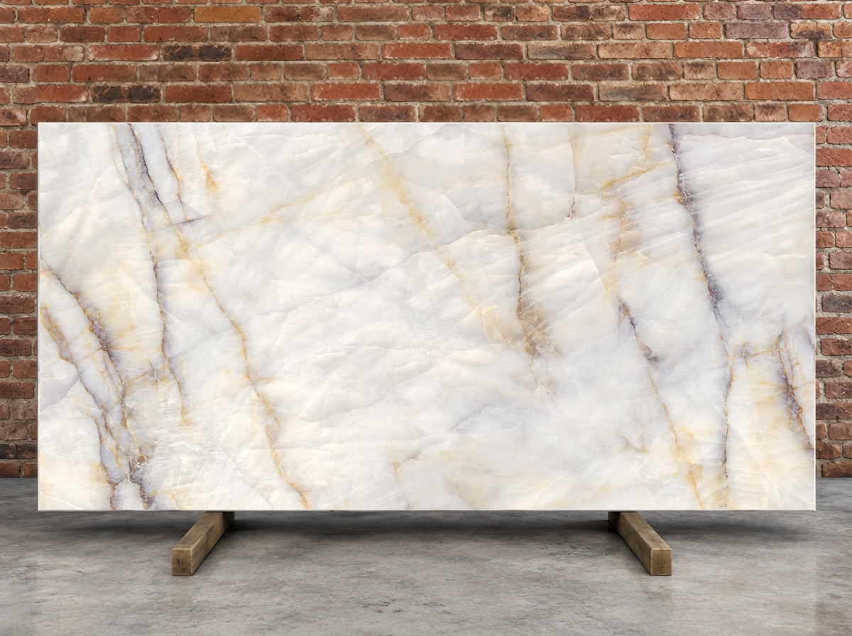 Crystal Ivory Porcelain Slab