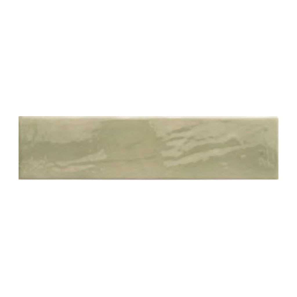 Cusp Green Ceramic Wall Tile swatch