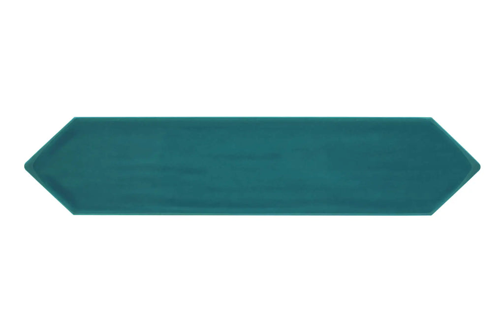 Flow Peacock Green Picket Ceramic Wall Tile