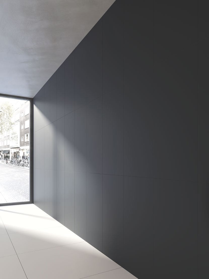 Forma Black Porcelain Tile
