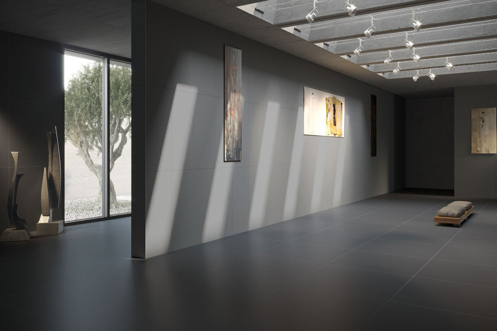 Forma Black Porcelain Tile