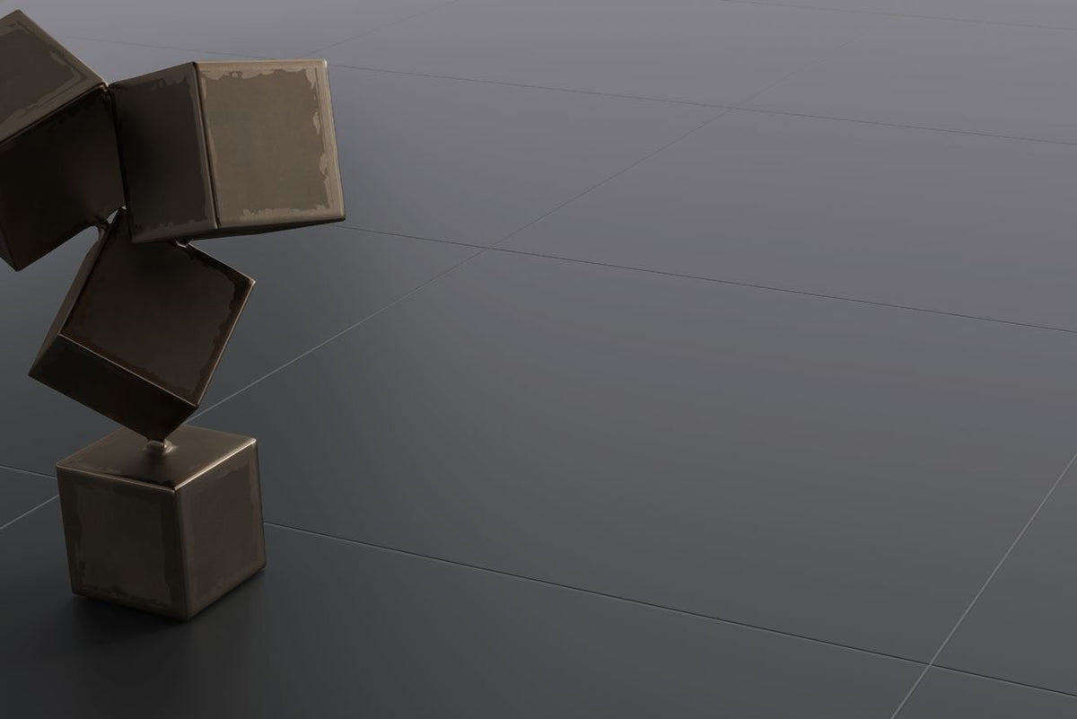 Forma Black Porcelain Tile