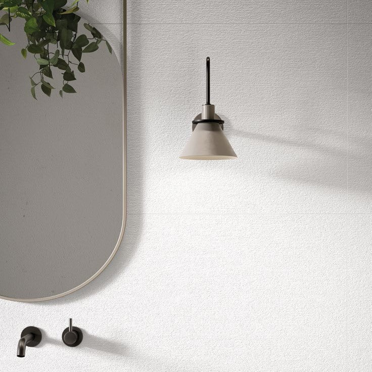 Forma Etch White 3D Porcelain Tile