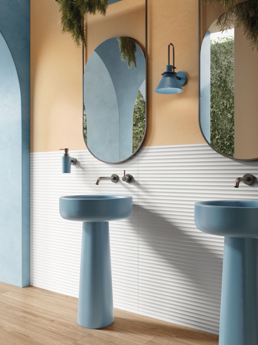 Forma Impress White 3D Porcelain Tile