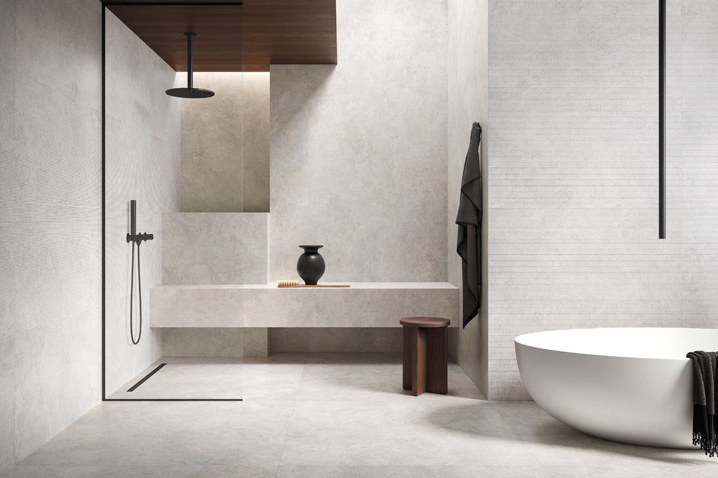 Forma Stria White 3D Porcelain Tile