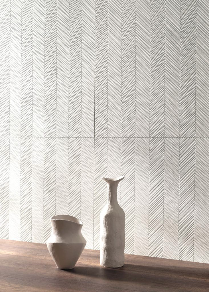 Forma Vera White 3D Porcelain Tile