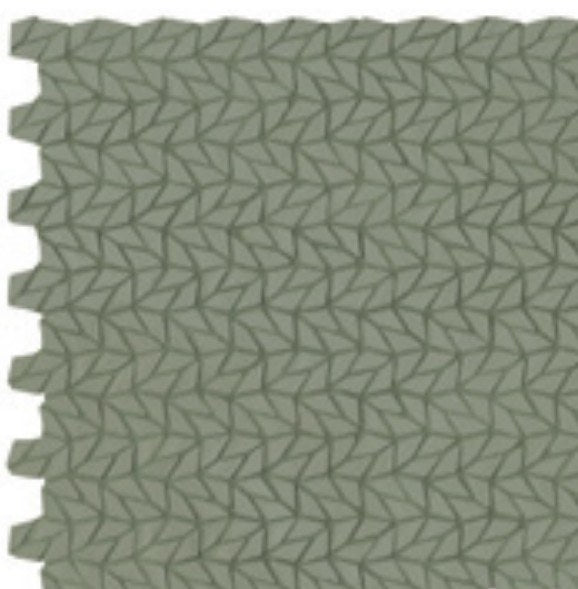 Frammenti Greenish Porcelain Mosaic Tile