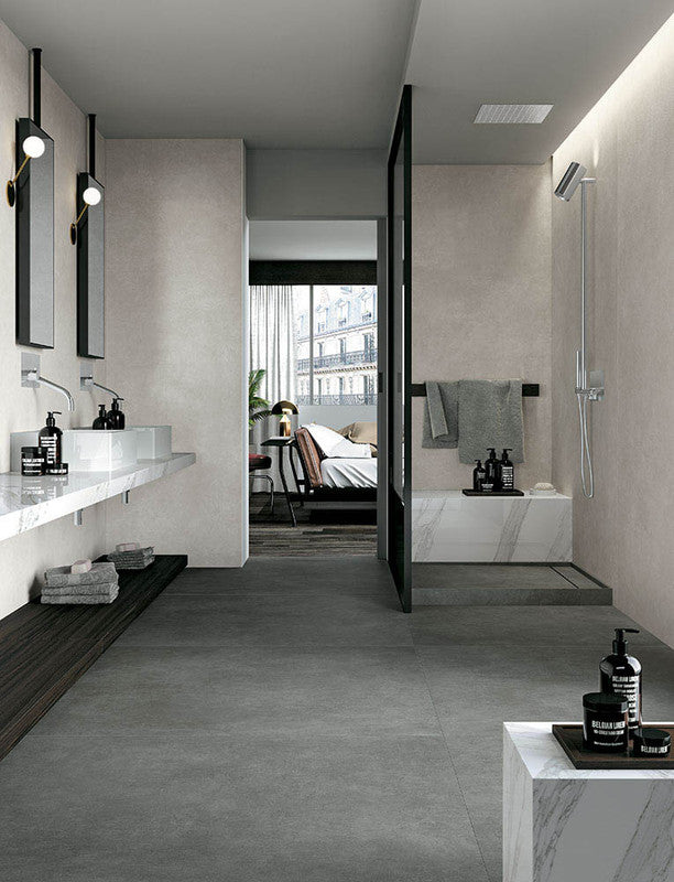Glocal Classic Porcelain Tile in a bathroom