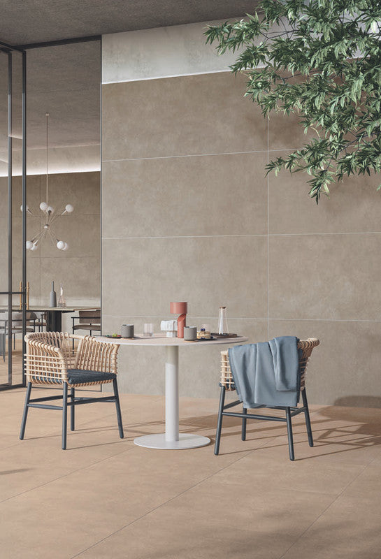 Glocal Harmony Porcelain Tile on an outdoor terrace
