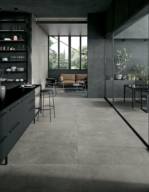 Glocal Ideal Porcelain Tile in an open kitchen