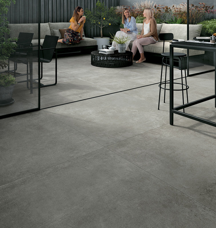 Glocal Ideal Porcelain Tile on an outdoor patio