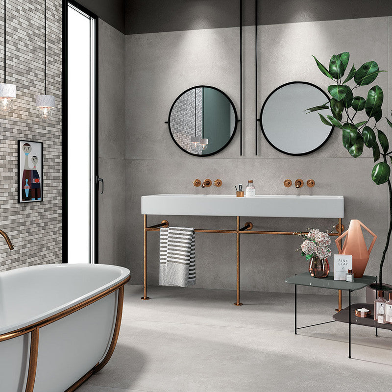 Glocal Perfect Porcelain Tile in a bathroom