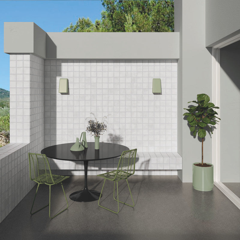 Argile Ice Porcelain Tile installed