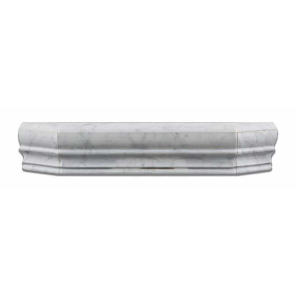 Bianco Carrara Marble Shower Corner Shelf - Polished