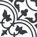 Black & White Liberty Porcelain Tile surface