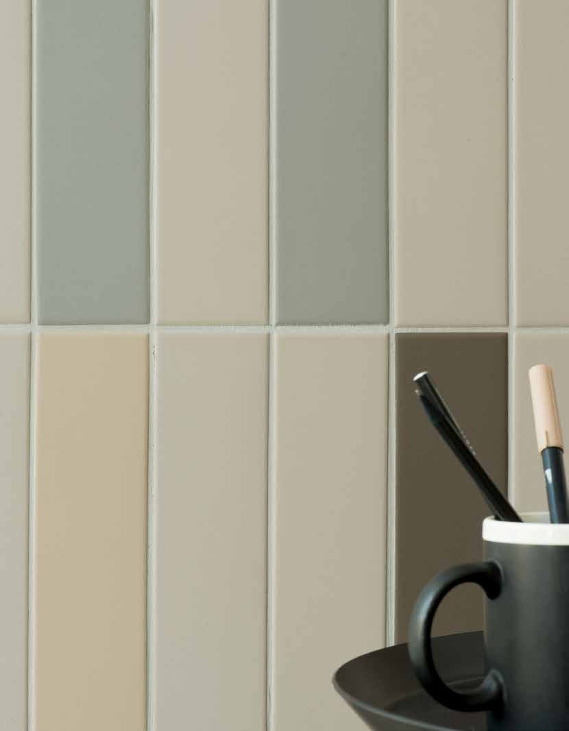 Match Grey Porcelain Tile installed