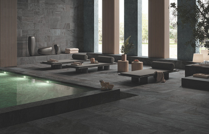 Silverlake Moro Porcelain Tile installed