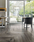 Planches Perle Porcelain Tile installed