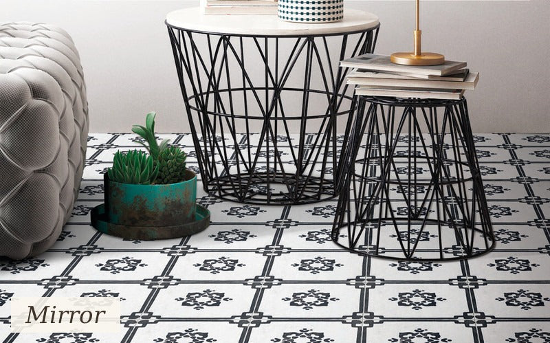 Re_Style Mirror tile living room floor
