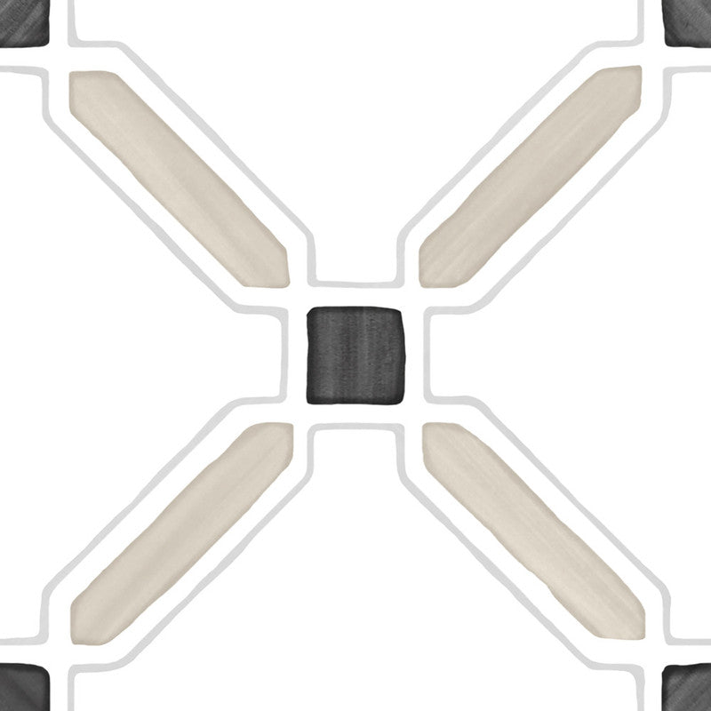 Tanger Sand Cross Porcelain Tile surface