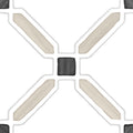 Tanger Sand Cross Porcelain Tile surface