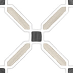 Tanger Sand Cross Porcelain Tile surface