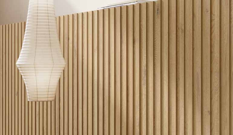 Silvan Nut Wood Look Porcelain Tile installed