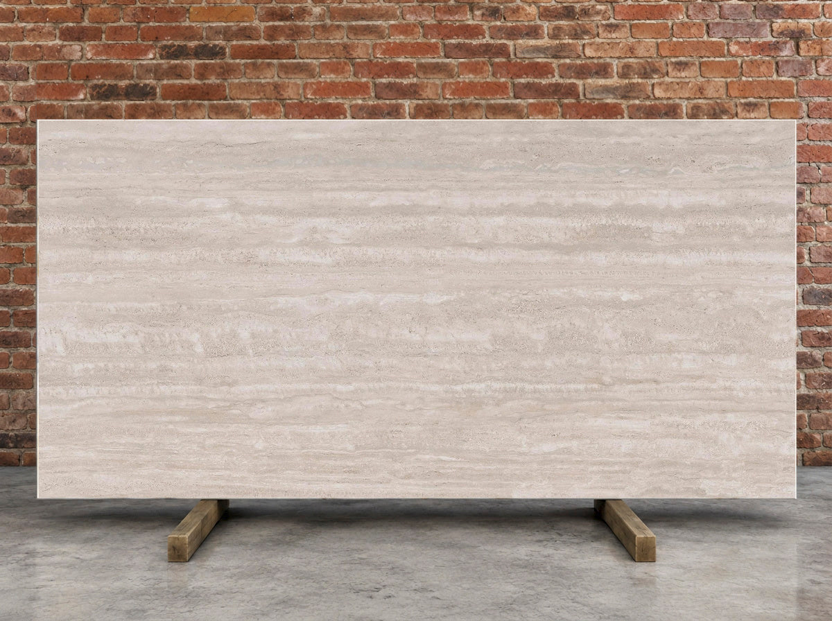 Travertino Chiaro Porcelain Slab