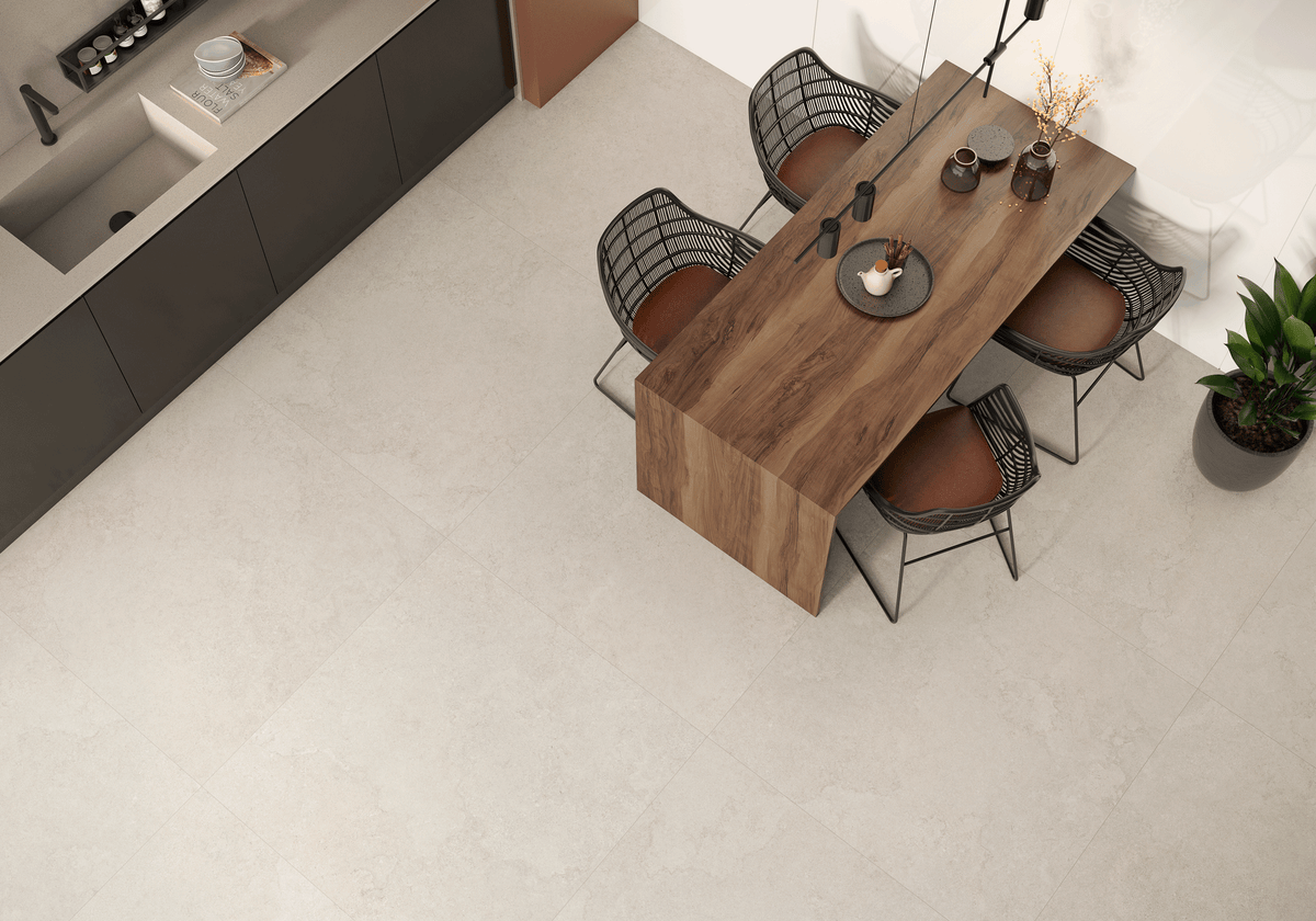 Serena Bone Crosscut Porcelain Tile – room scene