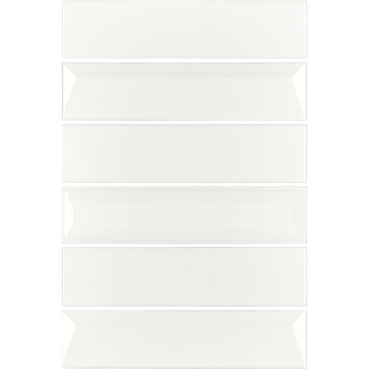 Contour Alabaster Ceramic Wall Tile