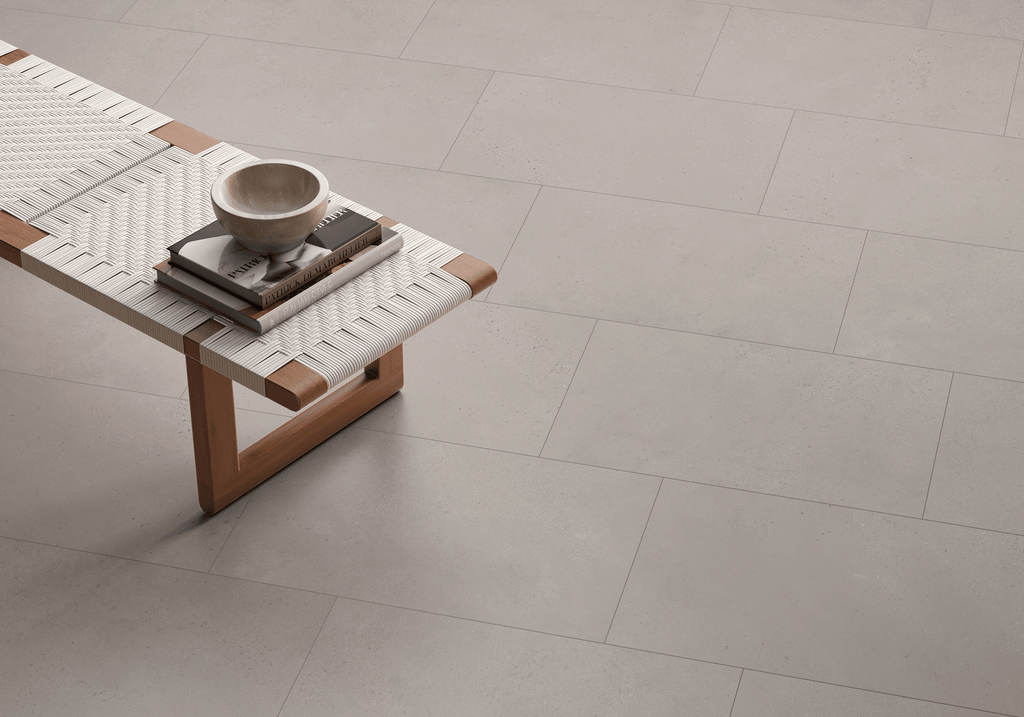 Baltic Tan Porcelain Tile – room scene