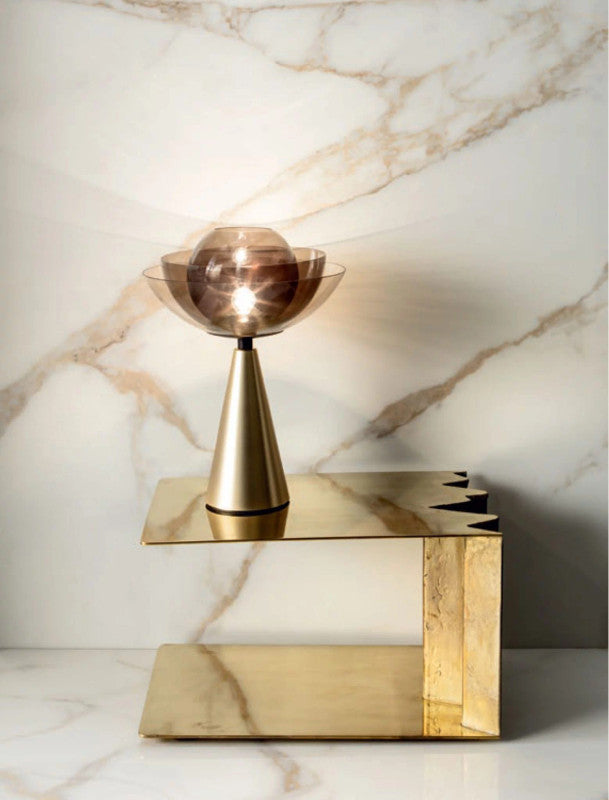 Delight Calacatta Oro Porcelain Tile installed